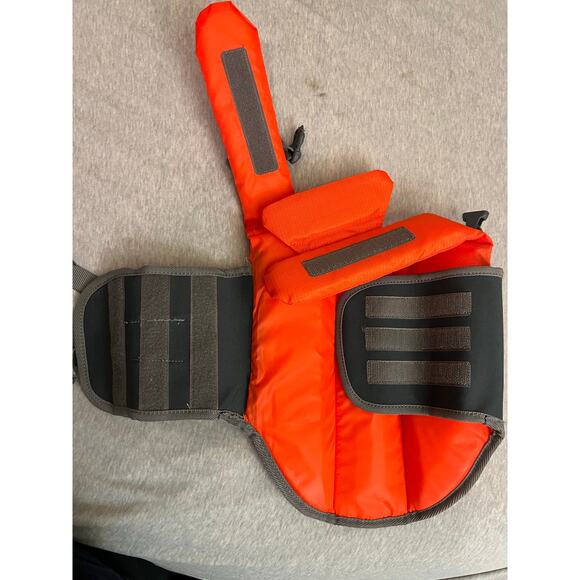 Outward Hound Granby RipStop Dog Life Jacket Small Bright Orange pfd boating - Picture 3 of 4